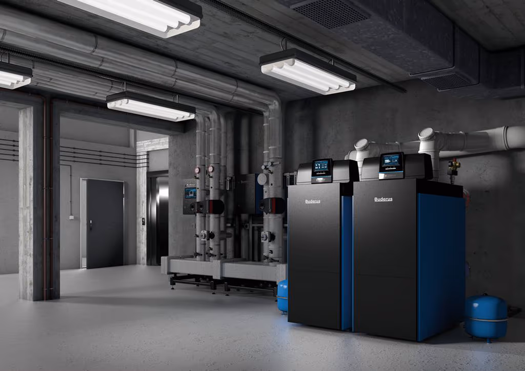 Gasheizung Brennwert - Logano plus KB372 · Fischer und Sokrates